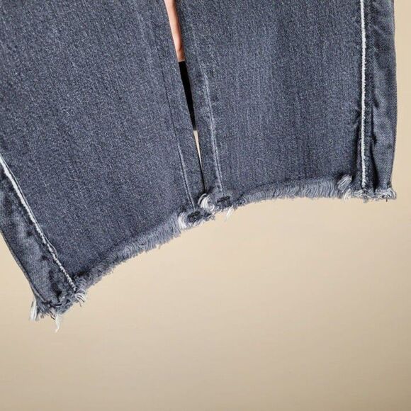 Hudson Size 29 Custom Zoeey Jeans Straight Leg Slim High Rise Ankle Leth Gray - Picture 8 of 12